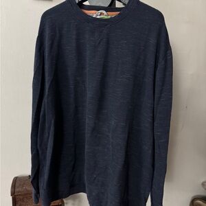 Haggar Men’s Navy Long-Sleeve Pullover - Size 2X Large